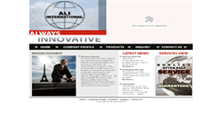 Desktop Screenshot of ali-intl.com